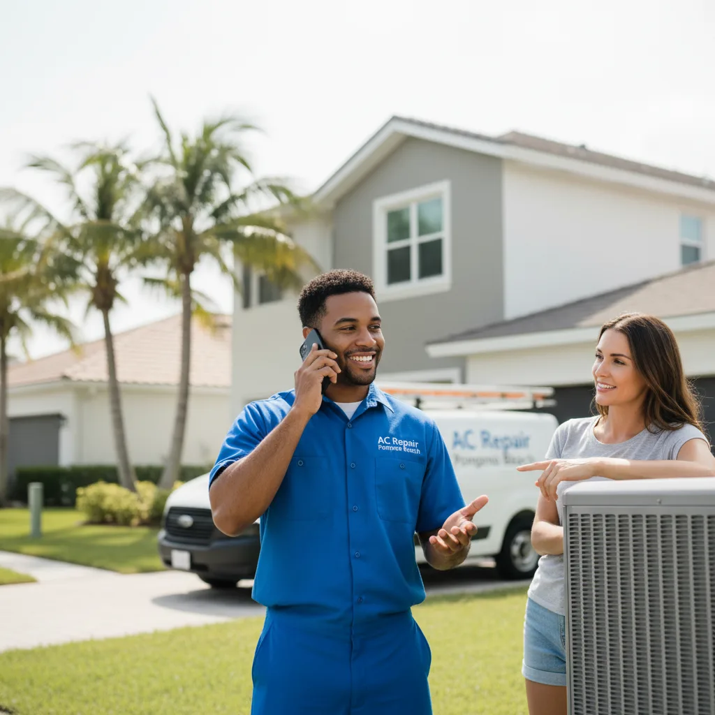 AC Repair Pompano Beach customer support in Fort Lee